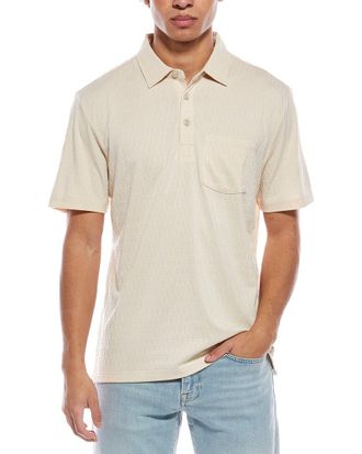 Weatherproof Vintage Weatherproof Vintage Diamond Textured Polo Shirt