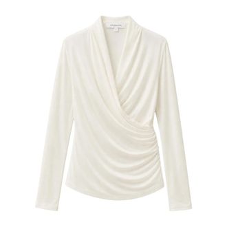 Andiata Fifi P Top - Dames - Tops - Beige - Maat: M Viscose