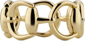 Gucci Horsebit Ring in geel goud - Dames - Ringen - Geel - 52 MM - Accessoires