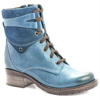 Dromedaris Womens Kara Suede Boot In Teal