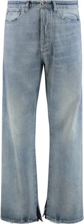 Maison Margiela Buckle Jeans - Heren - Regular Fit Jeans - Blauw - W32 - Katoen - Jeans