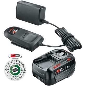 Bosch Starter Set 18V PBA 4.0Ah Battery + Standard Charger Kit - Power For All
