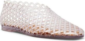 Steve Madden Grove Jelly Flat in Clear at Nordstrom, Size 10