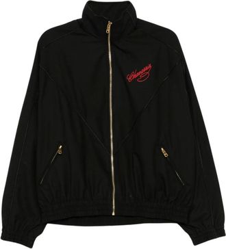 Willy Chavarria Jassen, Heren, Zwart, M, High Neck Zip Jacket