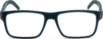 Tag Heuer Bril met rechthoekig montuur - Blauw