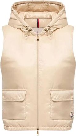 Moncler MCL H26 Jas - Dames - Bodywarmers - Beige - 2XL - Jassen
