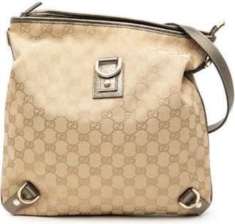 Gucci Pre-owned Cross Body Bags, female, Brown, Size: ONE SIZE Pre-owned Vintage Cross Body Bag