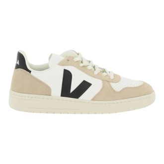 Veja Veja V-10 Sneakers in Beige Men Low-Top