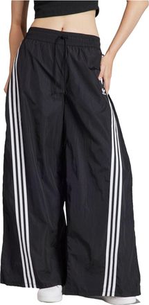 adidas (WMNS) adidas Adilenium Mega Flared Track Pants Asia Sizing Black IV9335
