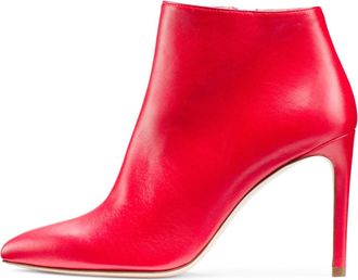 Generic Sexy Stiletto Heel Short Booties for Women, Stylish Pointed Toe Pull on High Heel Ankle Boots, Comfort Side Zipper Dress Shoes for Bridal Evening Prom