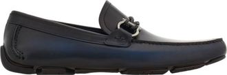 Ferragamo Gancini Ornament Leather Loafers, Size 6.5