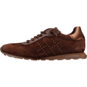 Hispanitas Schoenen, Dames, Bruin, 38 EU, Leer, Zinnia Sneakers