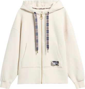 Barbour Hoodies & sweatvesten, Dames, Wit, M, Katoen, Delilah Hoodie