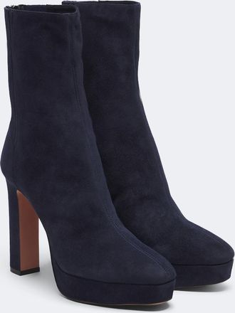Aquazzura Botines Martine con plataforma de ante