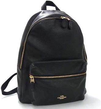Coach Leather Nylon Backpack (Pre-Owned)