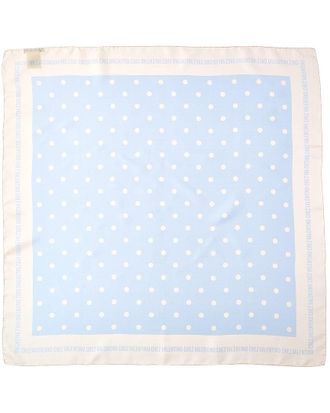 Valentino Chez Polka Dot Printed Silk Scarf
