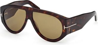 Tom Ford Bronson Sunglasses - male - Tom Ford - Sunglasses - Brown - 60 MM - Accessories