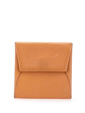 Hermès 2017 Epsom Bastia coin pouch - unisex - Calf Leather - One Size - Orange
