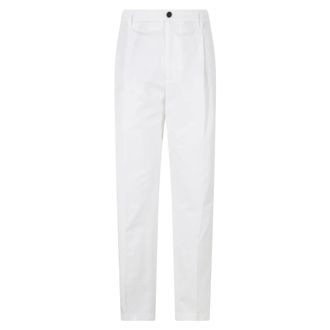 Department Five Straight Trousers, male, White, Size: W33 Gin Trousers