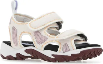 McQ by Alexander McQueen Unisex Multicolor Mesh Colour-Block Sandal Fabric