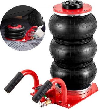 OEM Pneumatischer Wagenheber Triple Bag Air Jack 3 T, Dreifachbeutel-luftheber 140-450 Mm Hubh&ouml;he Airbag-luftwagenheber, 5 Minuten Hub Luftheber Mit Kurze