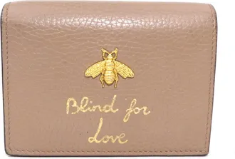 Gucci Beige Leather Wallet (Bi-Fold) (Pre-Owned)