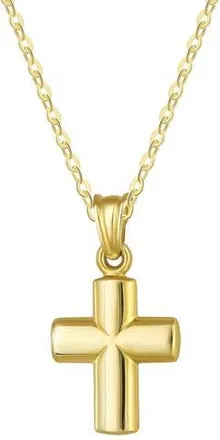 Candela Jewelry Cross Pendant Necklace in Gold at Nordstrom Rack