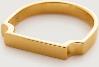 Monica Vinader Gold Signature Ring