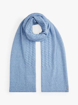 Tommy Hilfiger Chic Cable Knit Fluffy Scarf