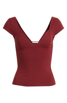 Free People Duo Corset Top in Pomegranate at Nordstrom, Size X-Small