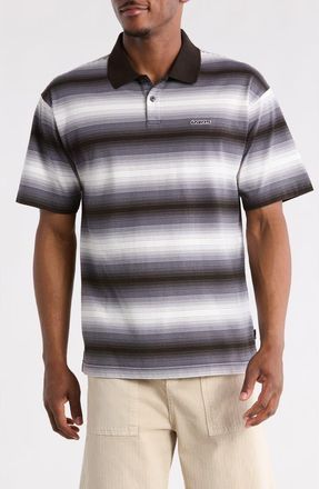 Vans Molino Shadow Stripe Polo in Steel Shadow at Nordstrom, Size X-Large