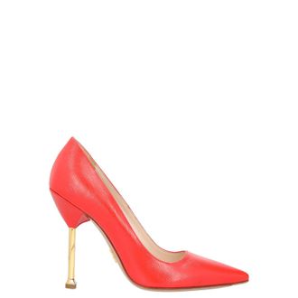 Prada Neon Pink Saffiano Leather Pointed-Toe Pumps Size 36