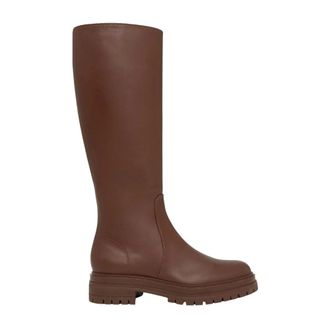 Gianvito Rossi High Boots, female, Brown, Size: 11 US 20mm Tall Moto Boot