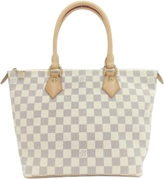 Louis Vuitton Pre-owned Handbags, female, White, Size: ONE SIZE Pre-owned Damier Azur Handbag