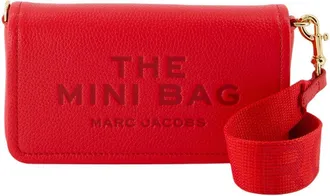 Marc Jacobs Womens Shoulder Bag Red Cowhide