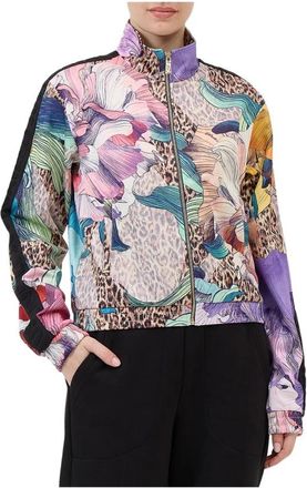 Just Cavalli Bloemenrits Jas - Dames - Zomerjassen - Veelkleurig - S - Polyester - Jassen