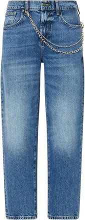 Liu Jo New Boy L.w. Straight Jeans - Dames - Regular Fit Jeans - Blauw - W29 - Katoen - Jeans