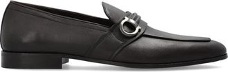 Ferragamo Saddle Leather Loafers - Heren - Loafers - Bruin - 41 1/2 EU - Leer - Schoenen