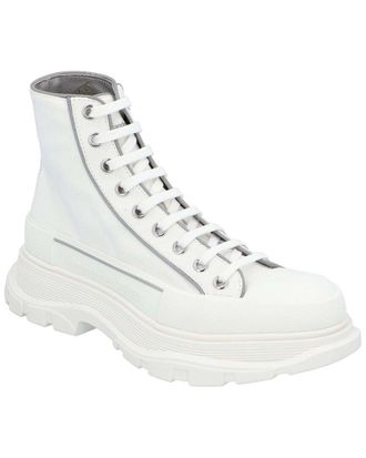 Alexander McQueen Alexander Mcqueen Mens Canvas Tread Slick Boot, Never Worn (Authentic Pre- Loved)