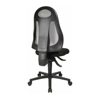 Topstar Silla Giratoria De Oficina Con Tecnolog&iacute;a Sincronizada Negro / Gris Claro 420-530mm Sin Reposabrazos