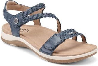 Earth Stellon Ankle Strap Sandal in Med Blue at Nordstrom, Size 8.5