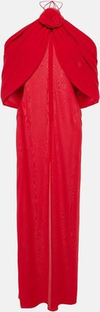 Magda Butrym Floral-applique silk blend gown