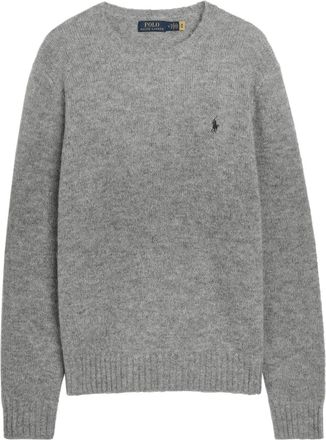 Polo Ralph Lauren Logo-embroidered Wool-blend Jumper - Grey - Xxl