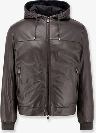 Corneliani Padded reversible leather jacket - CORNELIANI - gender_Man