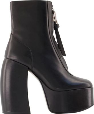 Marc Jacobs The Gigi Ankle Boot - female - Marc Jacobs - Heeled Boots - Black - 6 UK - Shoes