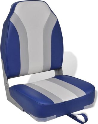 vidaXL Asiento Plegable De Barco Con Respaldo Alto Vidaxl
