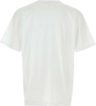 Dries Van Noten Mens White Cotton Heer T-Shirt