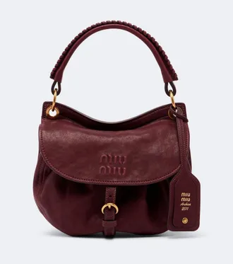 Miu Miu Rendez-vous leather shoulder bag