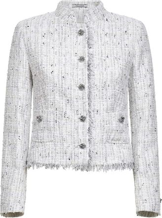 Tagliatore Jaqueline Jas - Dames - Blazers - Wit - M - Katoen - Jassen