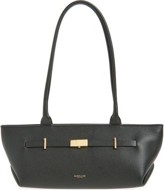 DeMellier The New York Leather Shoulder Bag in Black at Nordstrom